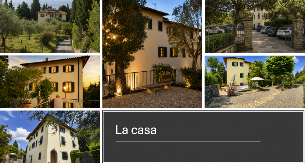 PLUG & STAY... facile vivere qui - Villa il Baccano - camere in villa a Fiesole (Firenze) per soggiorni medio-lunghi