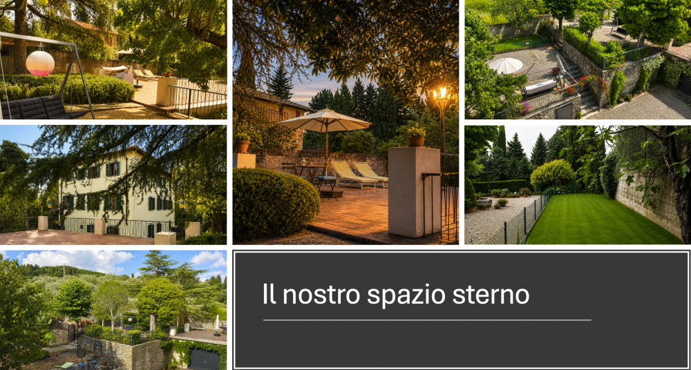 NEL VERDE...ma sei subito a Firenze - Villa il Baccano - camere in villa a Fiesole (Firenze) per soggiorni medio-lunghi